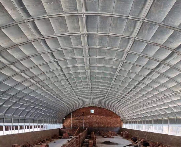 日光溫室骨架施工